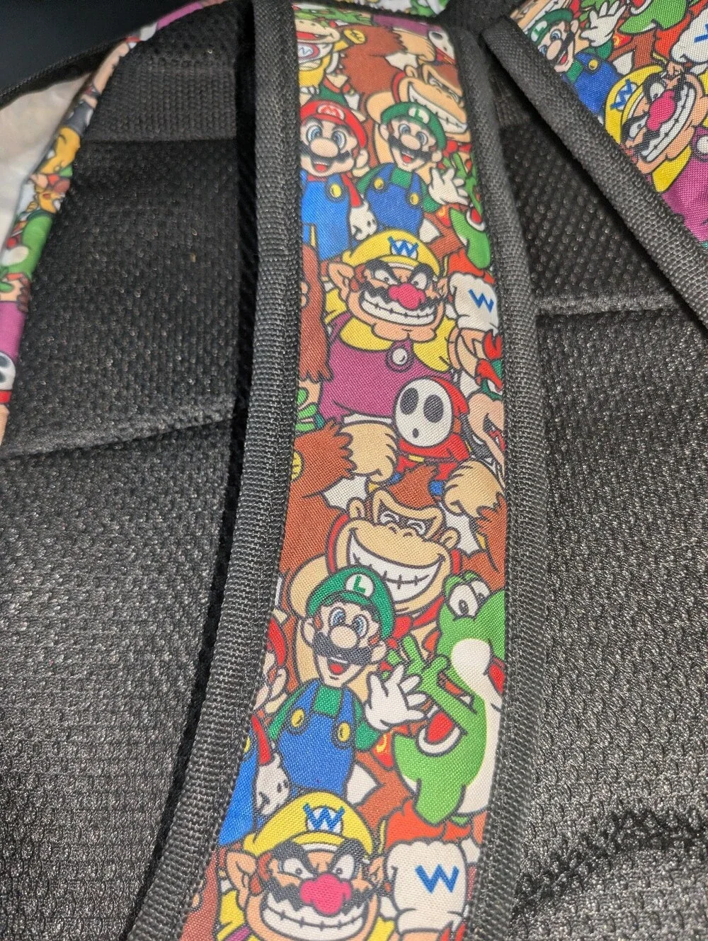 Super Mario Characters All Over Print Backpack and Lunchbox